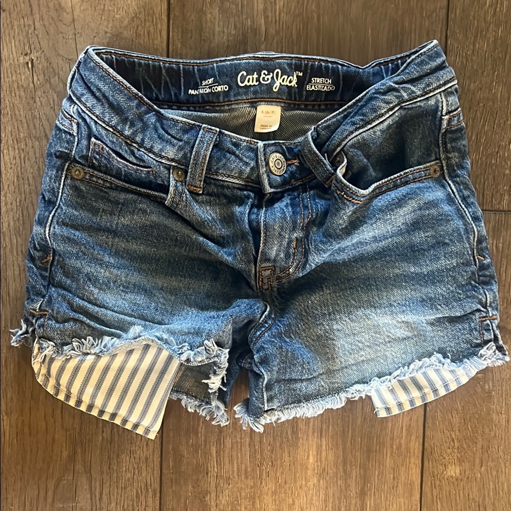 Cat & Jack Women's Blue Denim Shorts